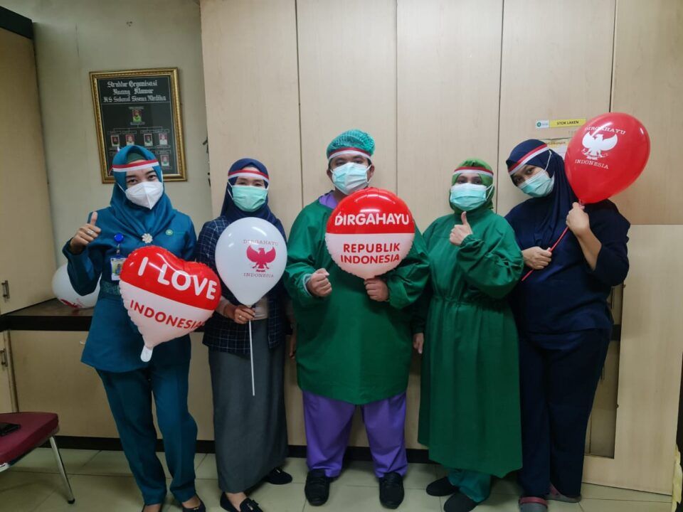 Ucapan Dirgahayu RI dari Nakes, Perwakilan Dokter Spesialis & Staff Mitra Kerja