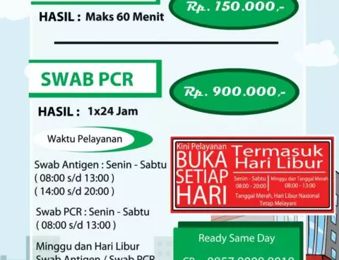 Pelayanan Harga Rapid Swab