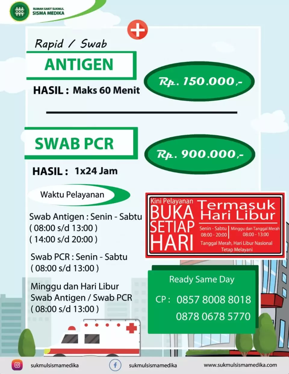 Pelayanan Harga Rapid Swab