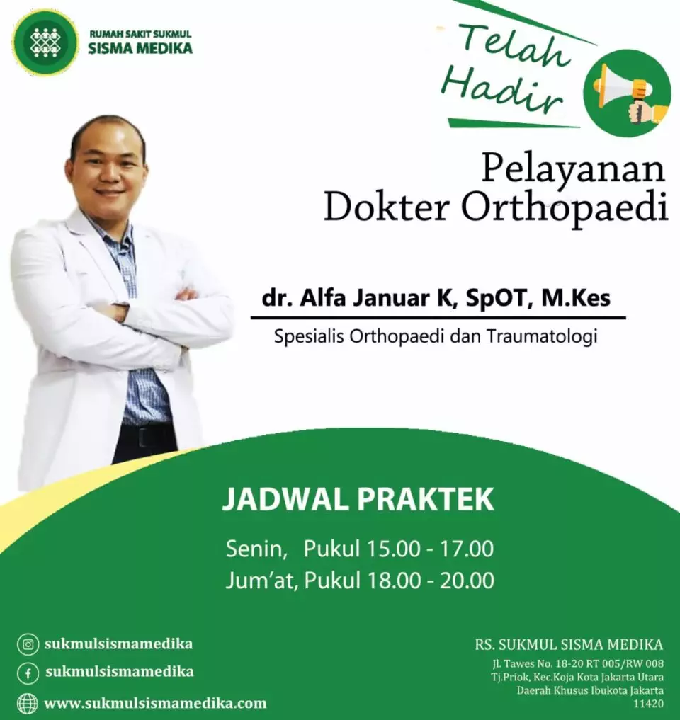 Pelayanan Dokter Orthopaedi