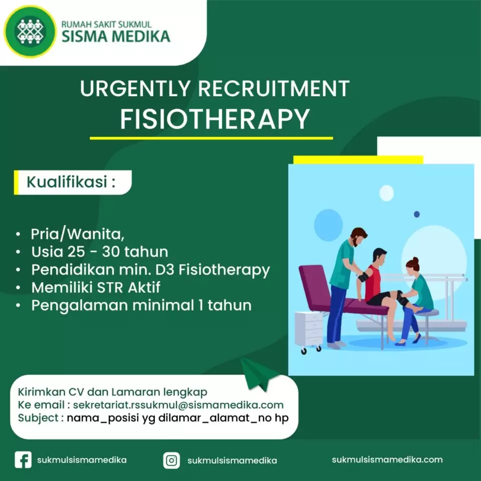lowongan Pekerjaan Fisiotherapi
